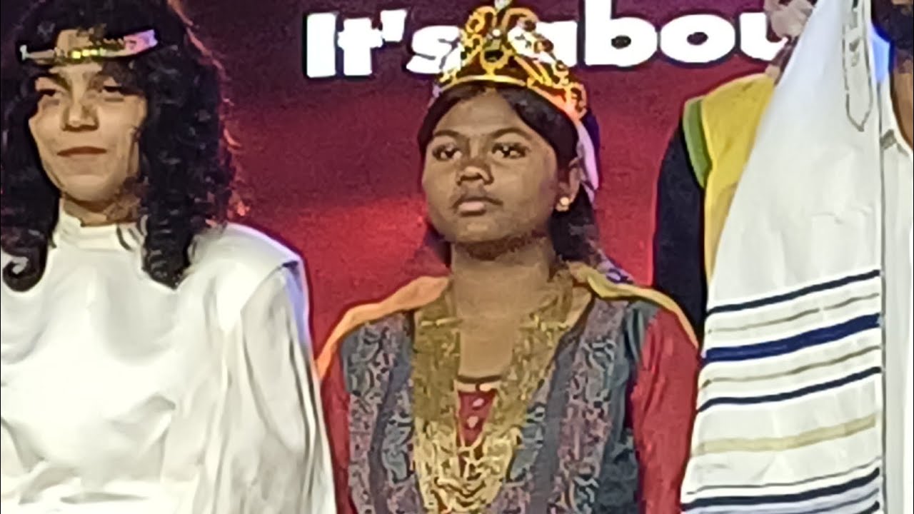 Keziah as King Herod.....Christmas Program by Anna nagar AG Church Youth Team....