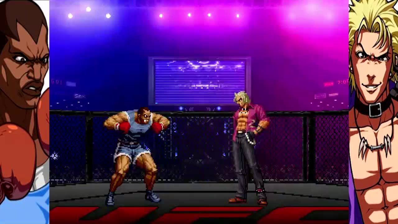 Mugen - Street Fighter vs. King of Fighters - Balrog vs. Shen Woo - 巴洛克 (拳王) vs. 神武
