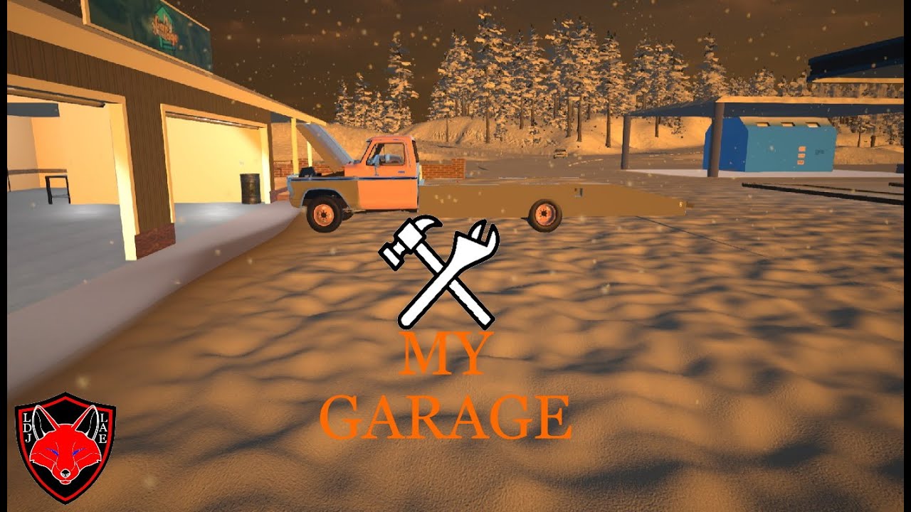 my garage : on  habille la dépanneuse