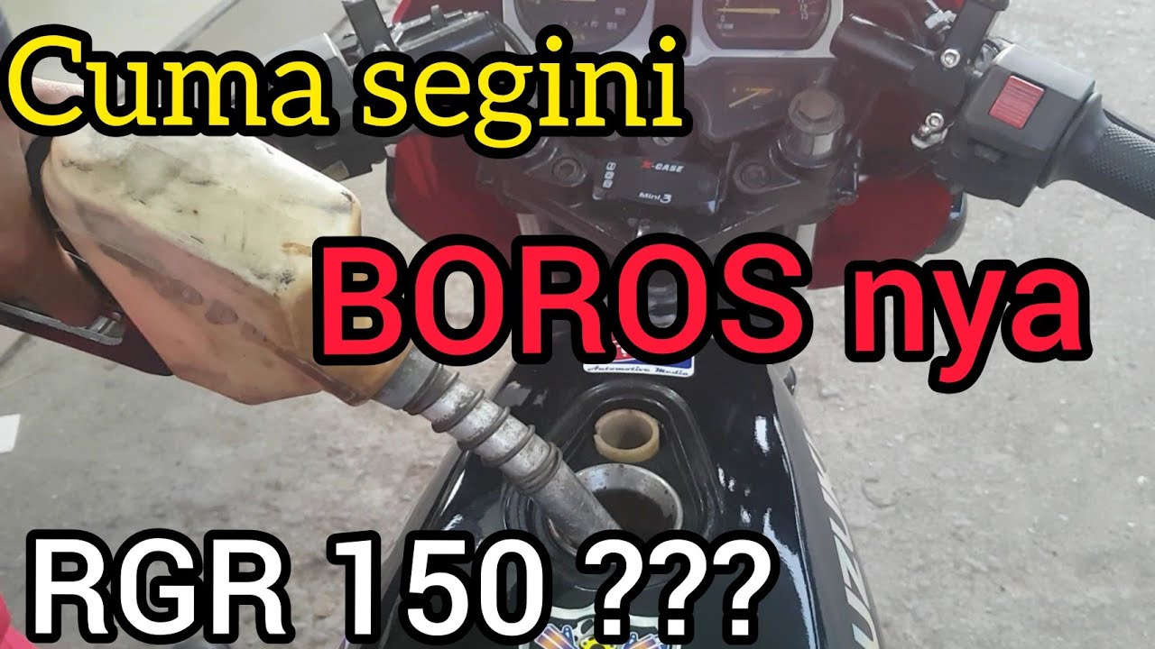 Tes Konsumsi BBM SUZUKI RGR 150 || Tidak seperti yg di katakan orang