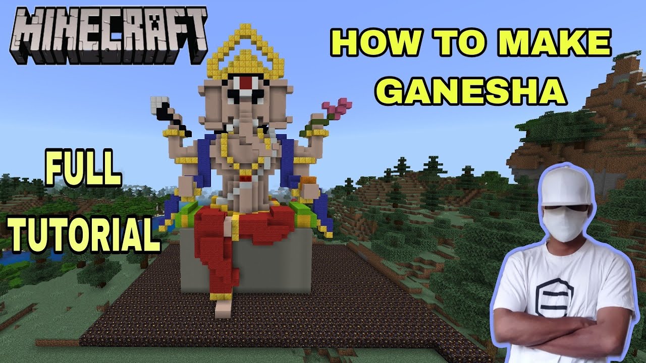 How to build Rajadhiraja Ganesha in Minecraft. 