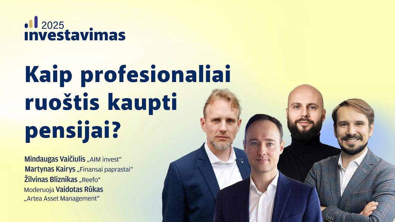 Kaip profesionaliai ruo&scaron;tis kaupti pensijai?