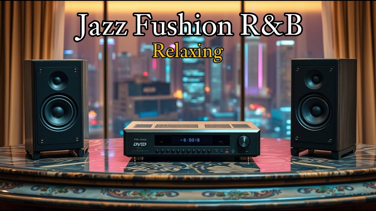 Smooth Jazz Fusion R&B | Relaxing Chill Instrumental Jazz Music for Work, Study Night