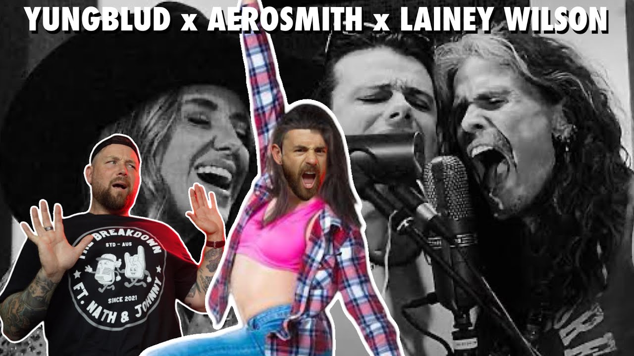 ОГРОМНОЕ СОТРУДНИЧЕСТВО! AEROSMITH, YUNGBLUD, LAINEY WILSON «Wild Woman» | Реакция Ната и Джонни