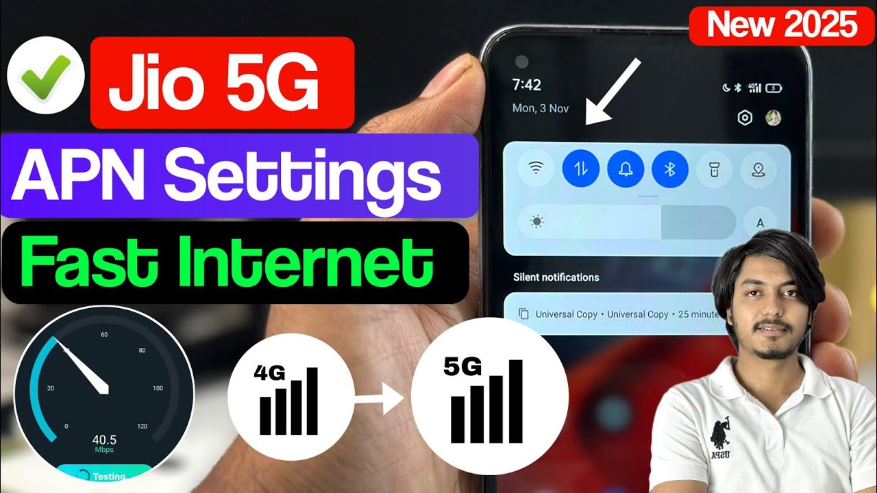 Настройки APN для Jio Fast Internet 2025 | Проблема с низкой скоростью Jio 5G | Настройка APN для...
