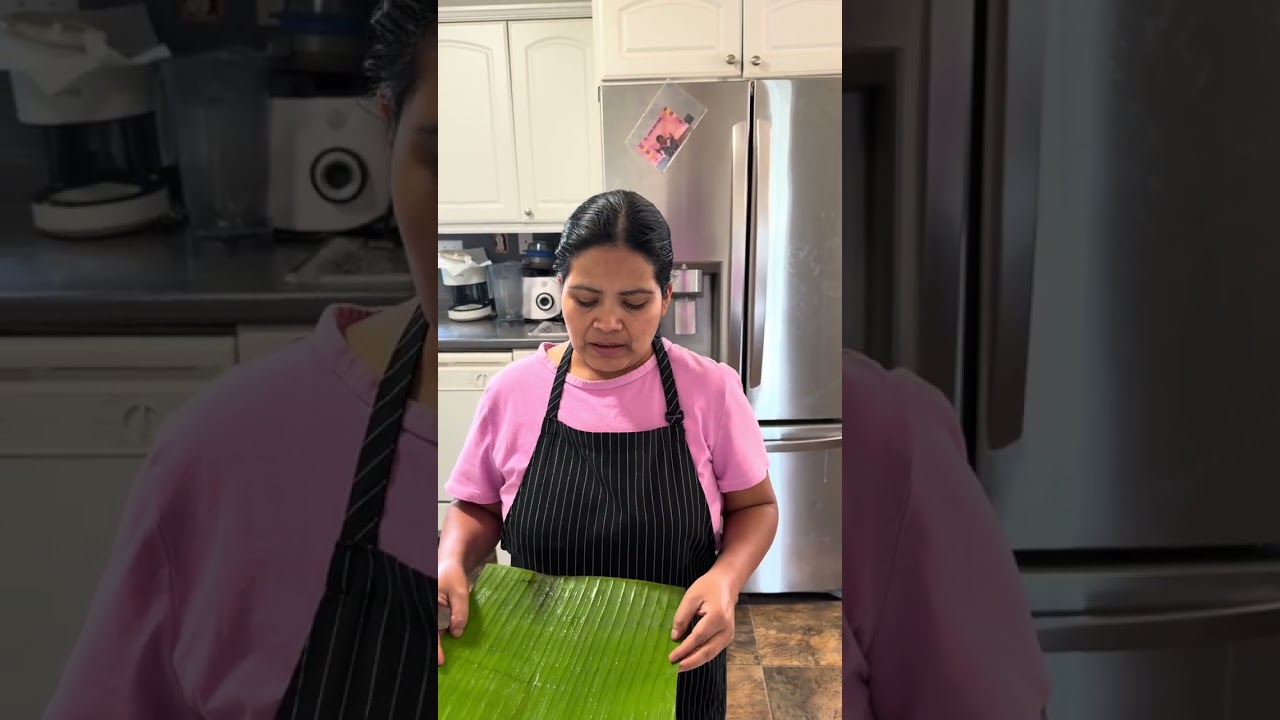 Así hacemos nuestros hojas de tamales 