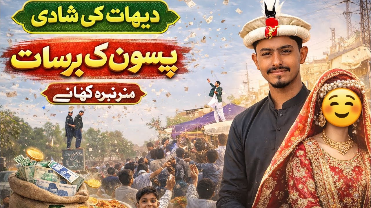 Village Wedding Vlog 😱 Money Rain & Desi Food 🍗 | Dehati Munda