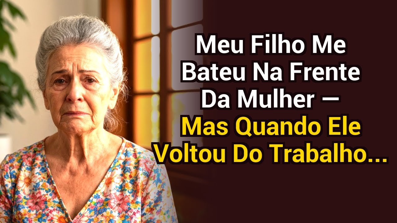 Meu filho me bateu na frente da esposa — mas quando voltou do trabalho...