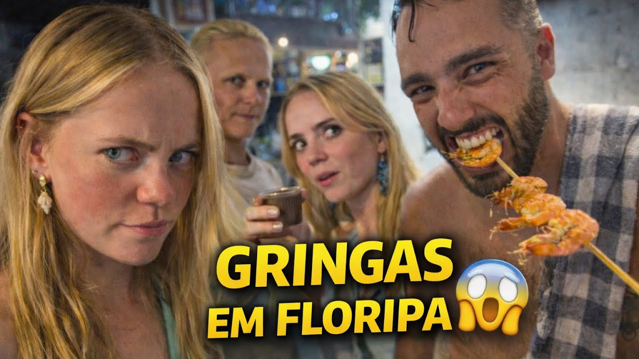 IRLANDESAS EM FLORIPA TOMARAM LEITE DE BURRA🇮🇪 