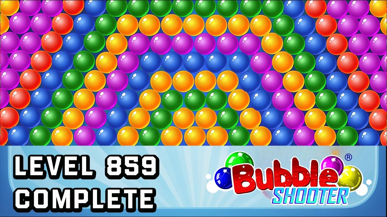 🔥 Bubble Shooter Classic Pop 🟢 Level 859 – Step-by-Step Guide to Victory 🎯 Bubble Shooter Game Play