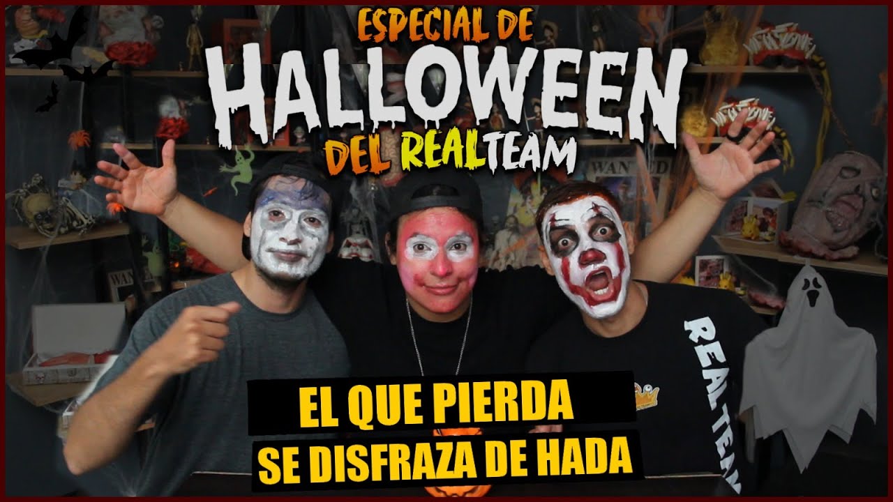 EL QUE PIERDA SE DISFRAZA COMO HADA//ESPECIAL DE HALLOWEEN CON EL REAL TEAM 🔴