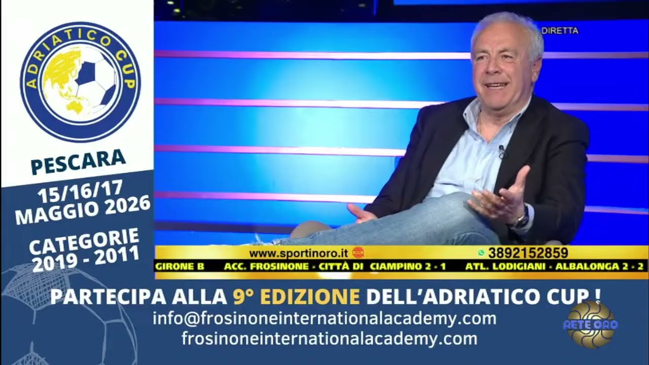 TRASMISSIONE SPORT IN ORO 9/3/2026
