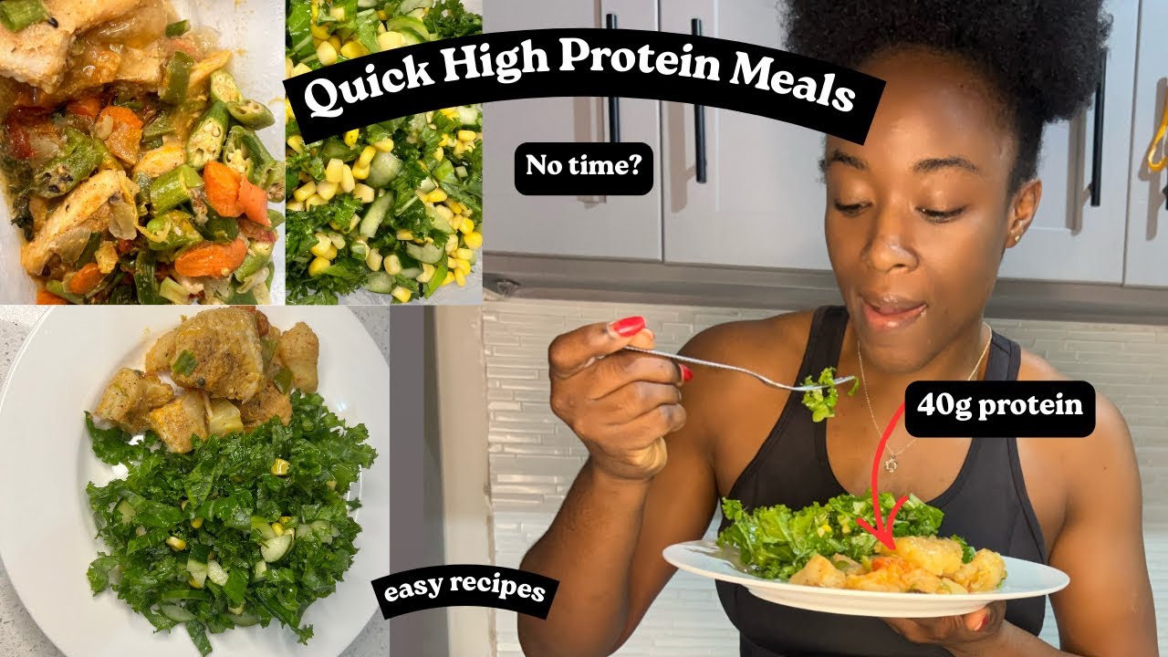 Quick HIGH PROTEIN Jamaican MEALS for BUSY Women