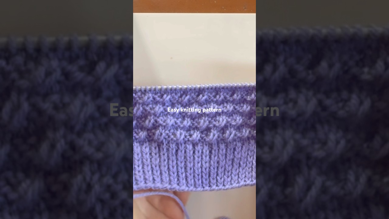 Easy knitting pattern 