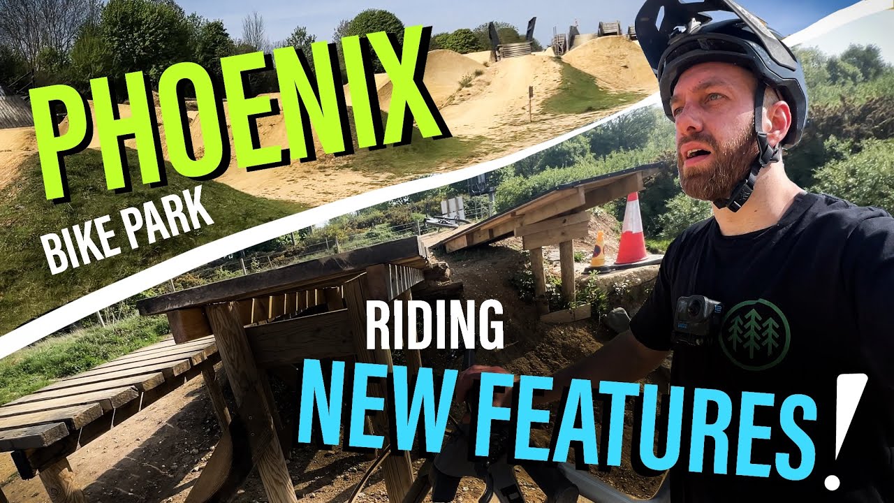 RIDING NEW FEATURES! @ PHOENIX BIKE PARK
