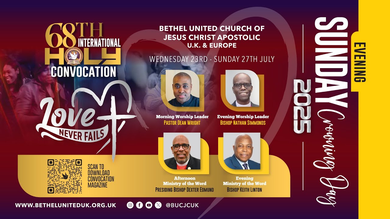 Sunday Evening | 68th Holy Convocation | 27th July 2025