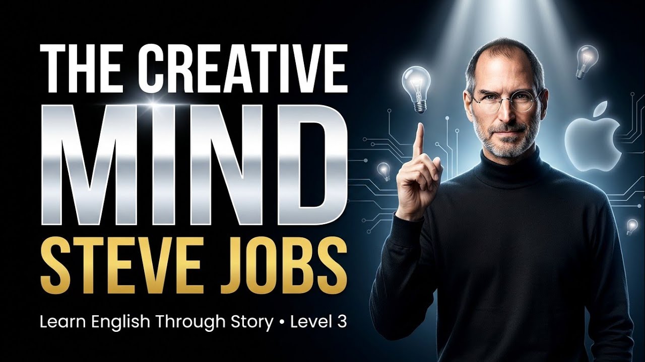 ​The Creative Mind Steve Jobs Story || Learn English Through Story || Graded Reader Level 3
