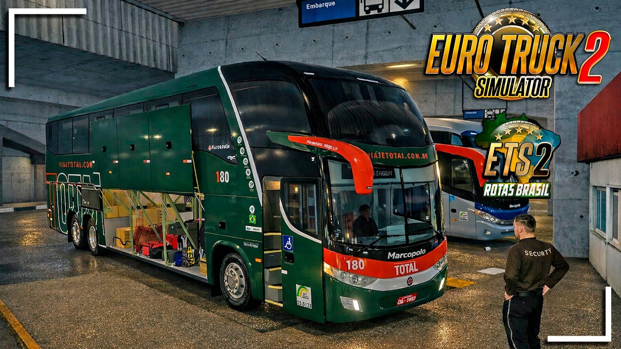 🔴 LIVE MODBUS ETS2 - MARCOPOLO PARADISO G7 1600  |  MAPA ROTAS BRASIL