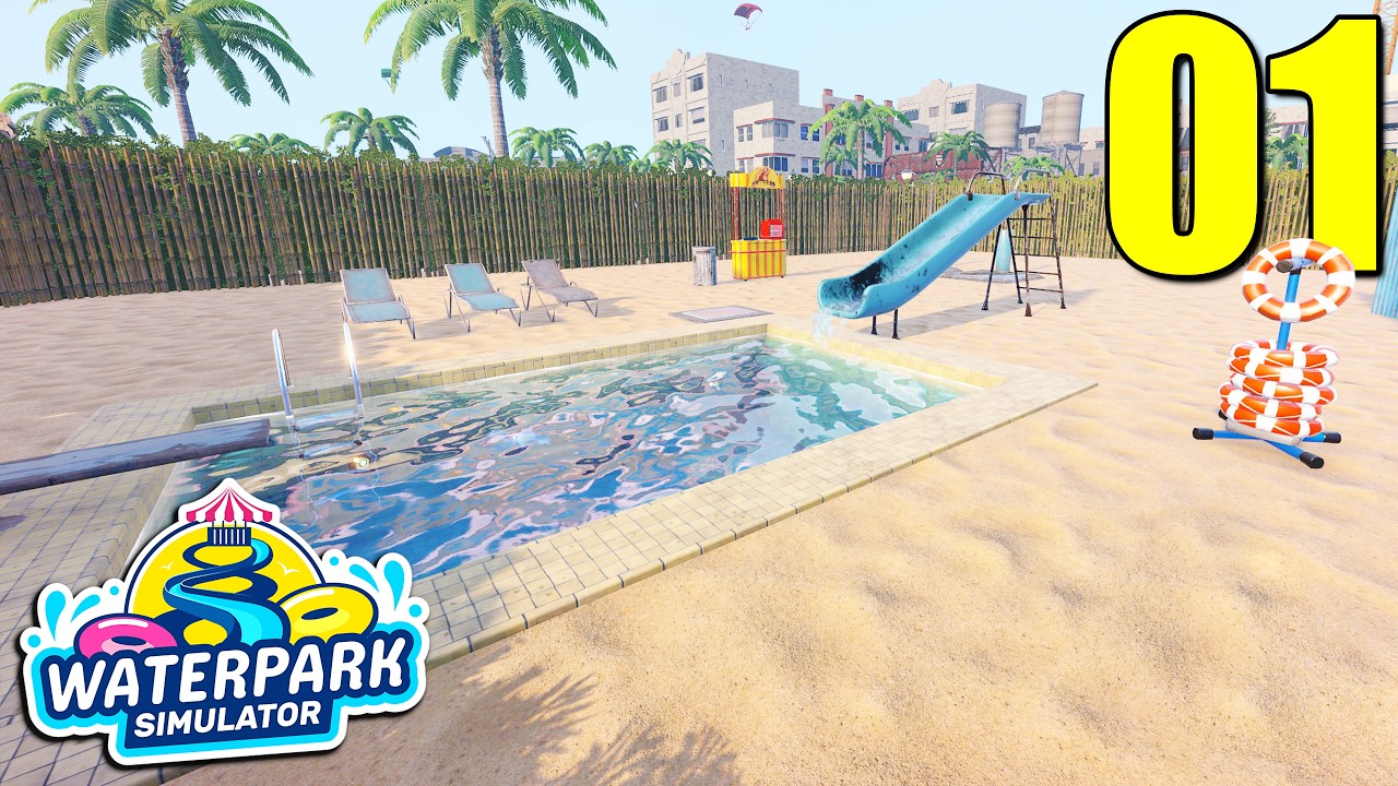 Наш аквапарк &mdash; это уже организованный хаос&hellip; | Waterpark Simulator 1.0 Часть 1
