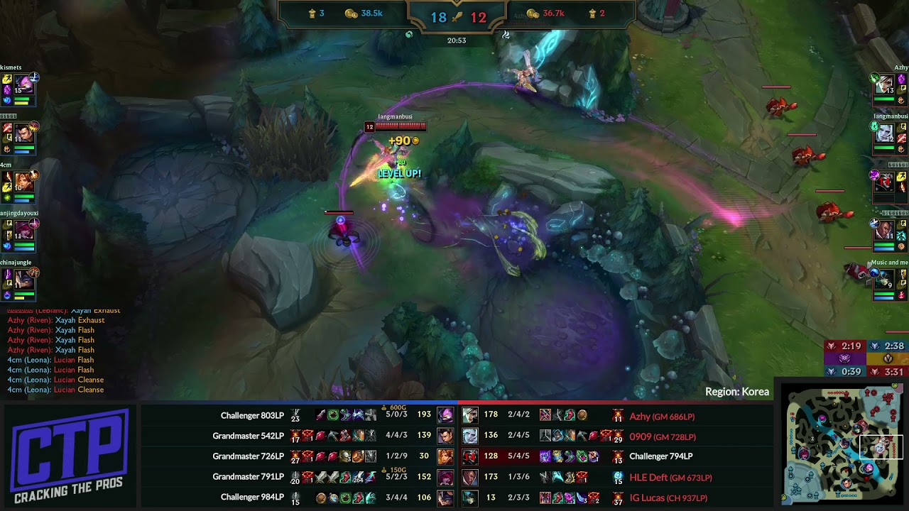 KR Challenger - HLE Deft (Lucian), IG Lucas (Nami) - Patch 11.22