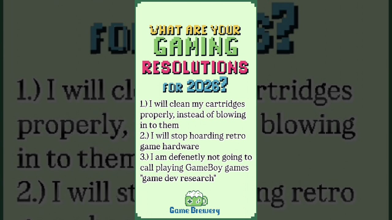 Retro game dev 2026 resolution 