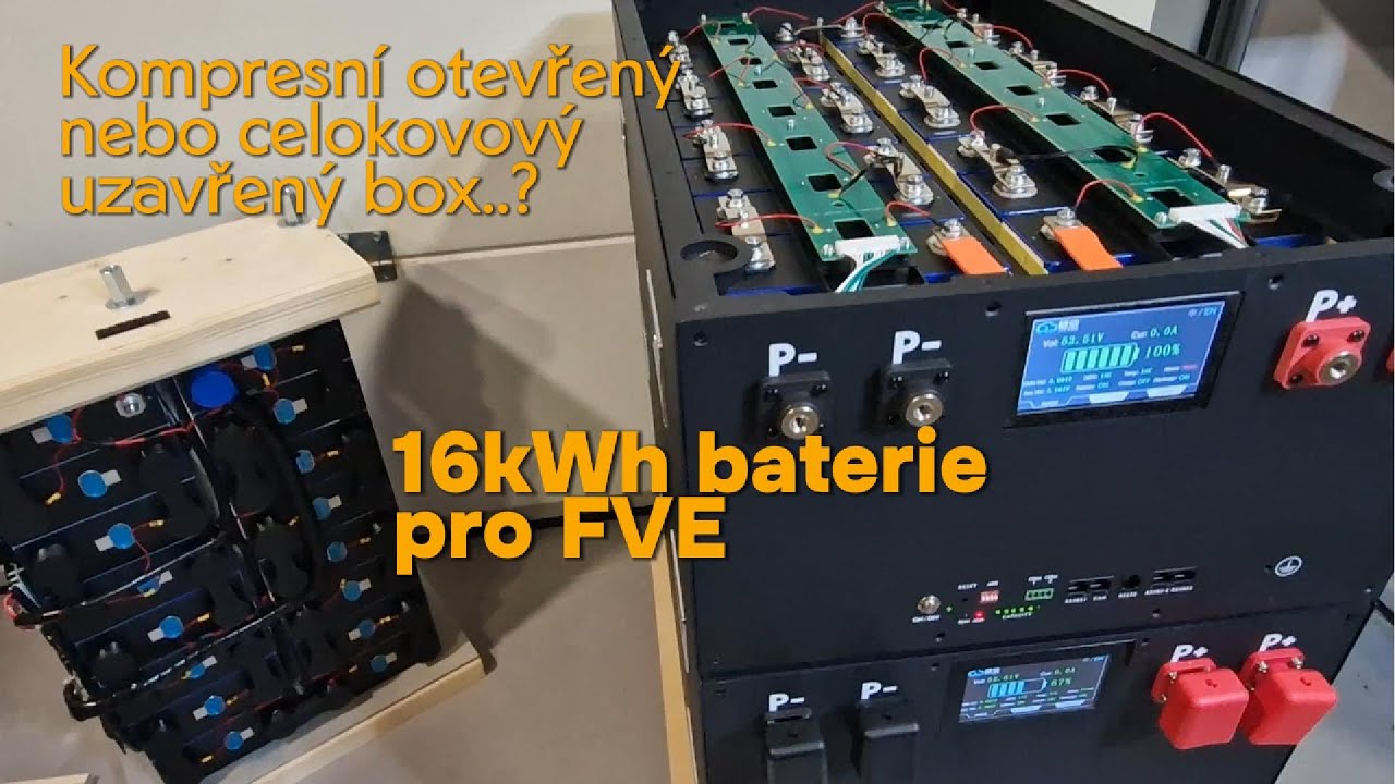 Kvalitní a bezpečná 16kWh baterie pro Fotovoltaiku. 48V/320Ah LiFePO4 s datovou komunikací.