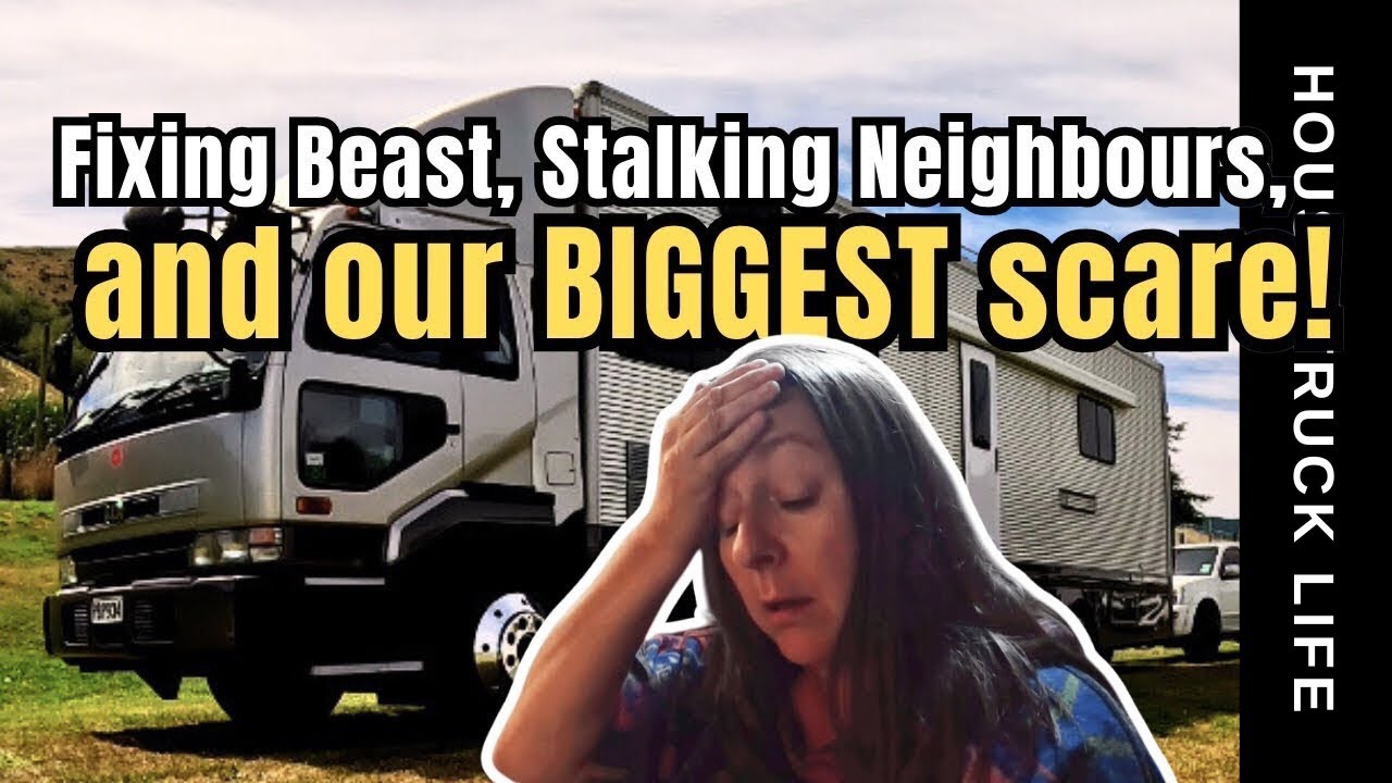 MASSIVE Fright! | Fixing our broken down House Truck | Big RV Life & Travel