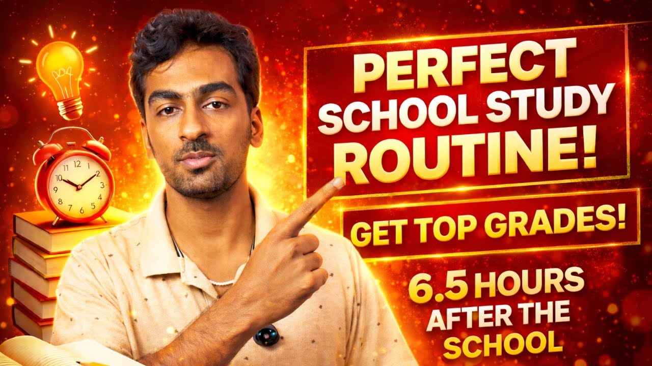 Ultimate Study Plan After School 🧠 | Toppers’ Secret Routine