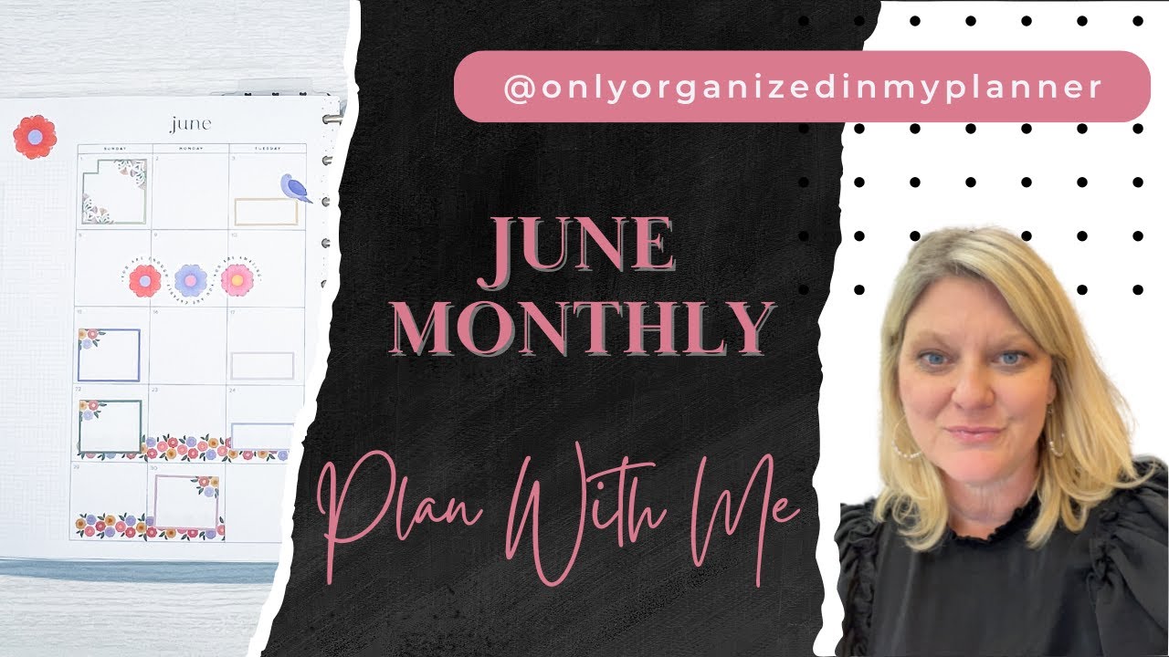 Plan With Me | June Monthly | Big Happy Planner