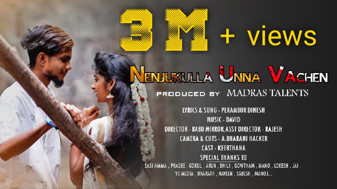 Nenjukulla Unna Vecha Full Song | Perambur Gana Dinesh | Madras Talents | Chennai Gana