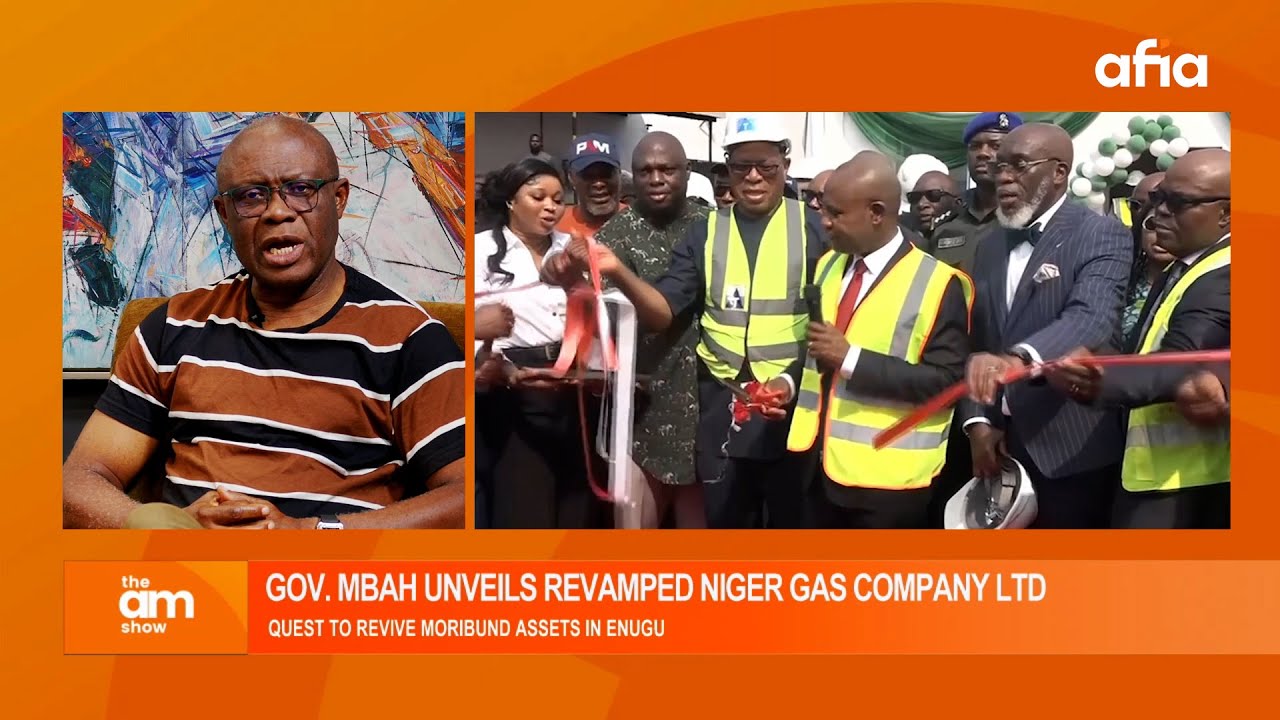GOV. MBAH UNVEILS REVAMPED NIGER GAS COMPANY | ENUGU’S INDUSTRIAL REBIRTH IN MOTION