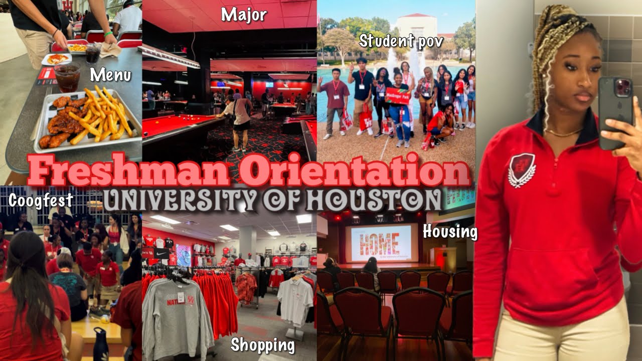 FRESHMAN ORIENTATION VLOG | University of Houston