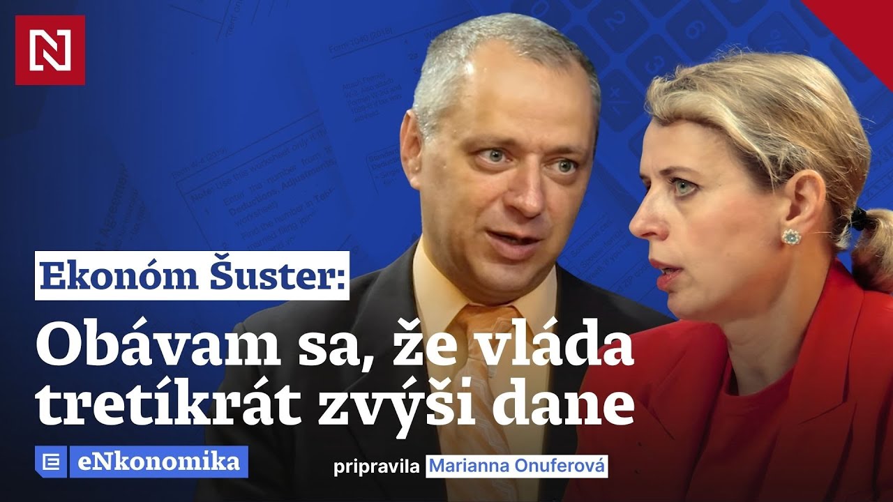 Šuster z rozpočtovej rady: Obávam sa, že vláda tretíkrát zvýši dane