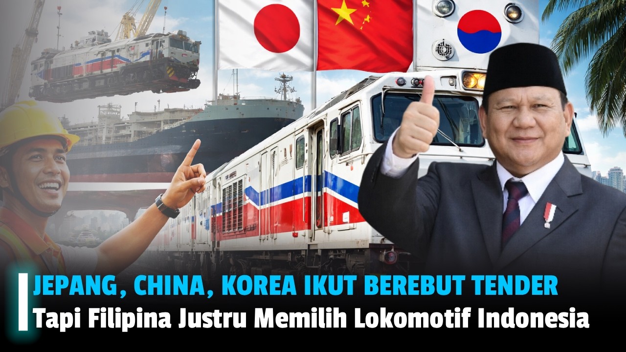 Saat Jepang dan China Berebut Proyek!! Filipina Justru Memilih Lokomotif Indonesia