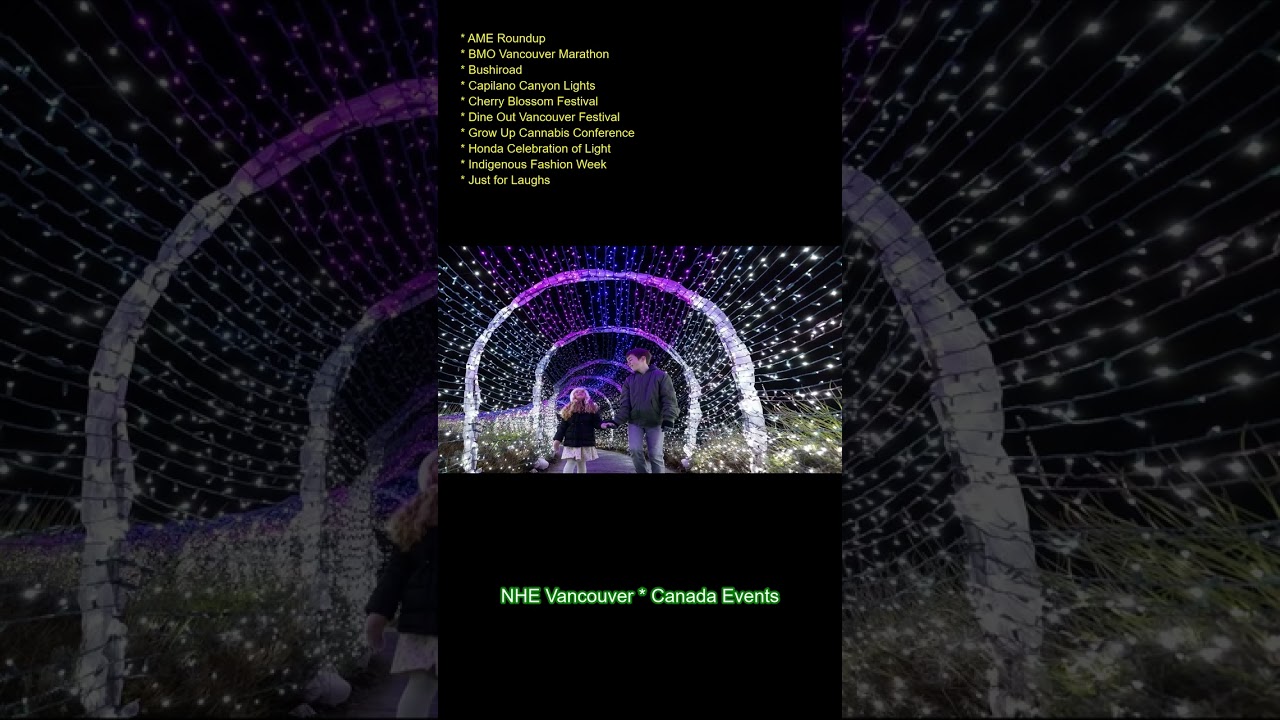 AME Roundup BMO Vancouver Marathon Bushiroad Capilano Canyon Lights Cherry Blossom Festival Dine Out