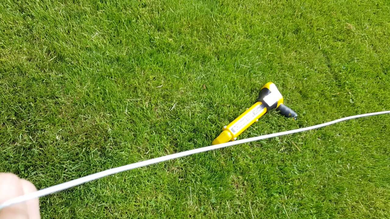 How to find sprinkler lines with coat hanger