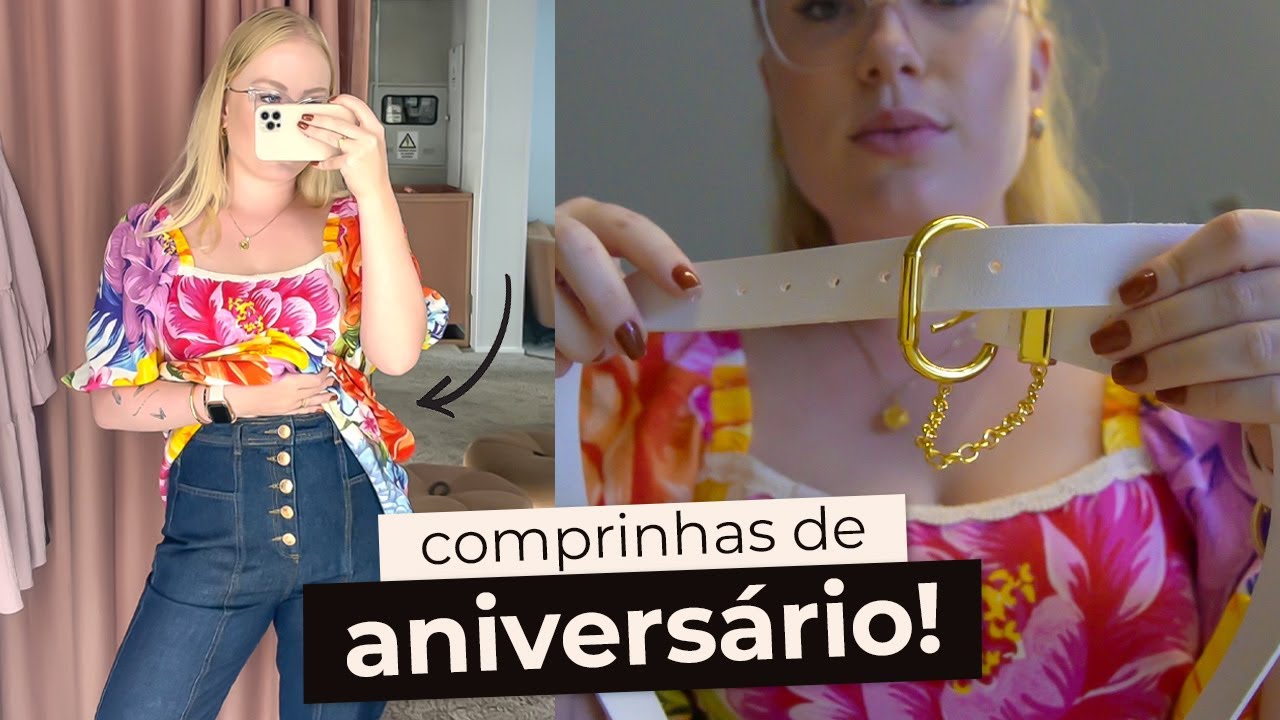 MEU PRÉ ANIVER: Comprinhas e presentes, ansiedade à mil e noite de pizza!