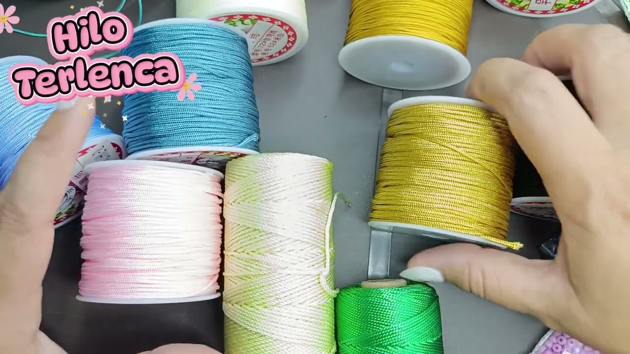 🧶 TODO lo que compré para MACRAMÉ: hilos, muranos, perlas y más ✨