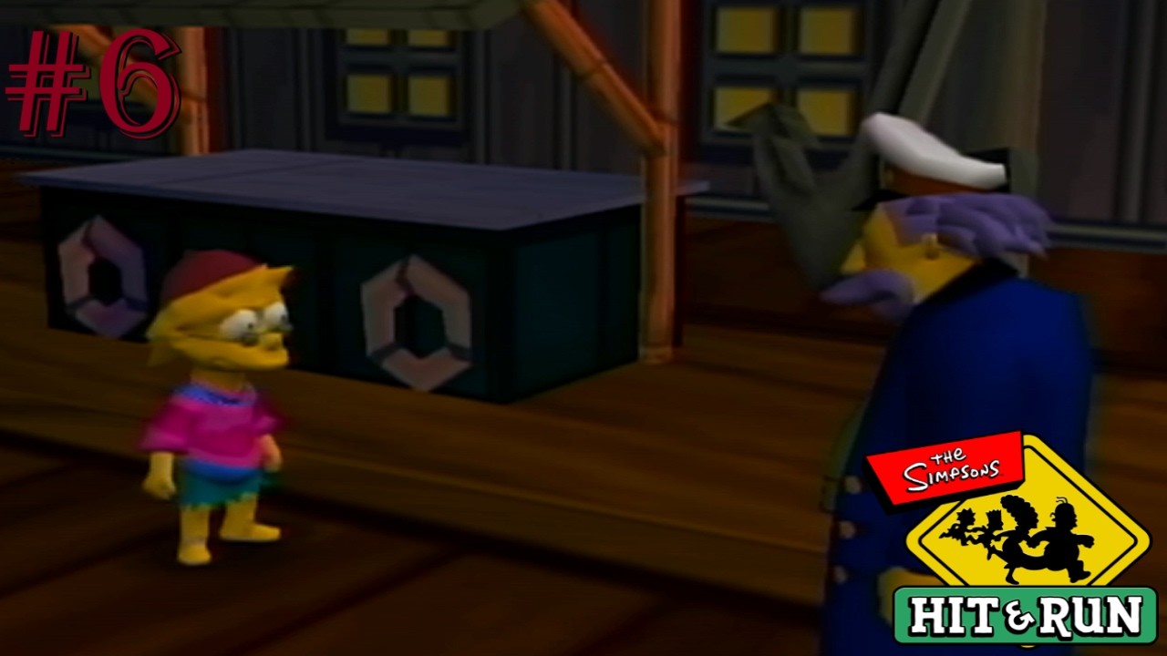 Bart Lost At Sea (The Simpsons Hit & Run Part 6)