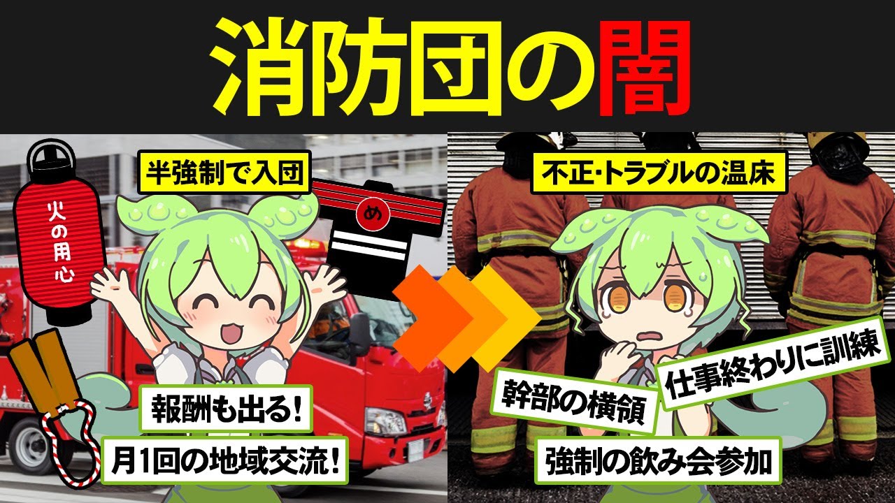 消防団に参加したずんだもんの末路
