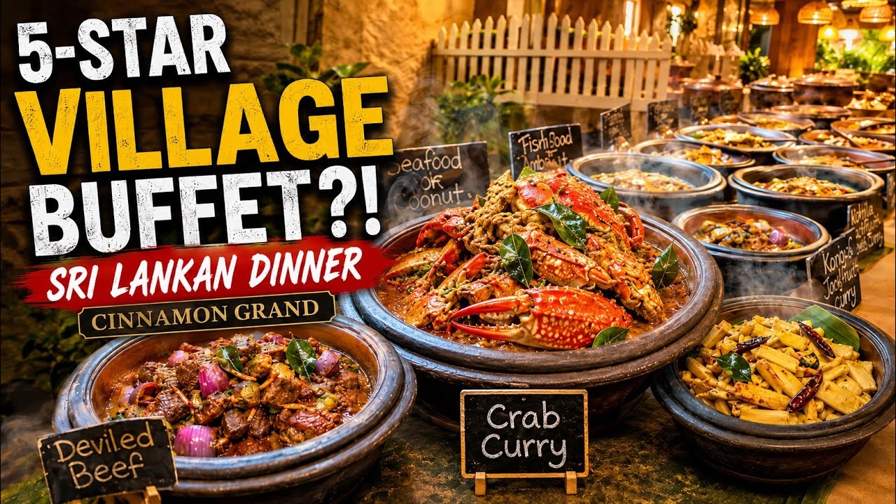 This Dinner Buffet Shocked Me 😳 |5-Star Hotel