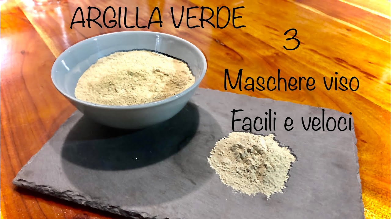 DIY, tutorial, 3 maschere viso, all’argilla verde, fai da te,facilissime e con ingredienti semplici,