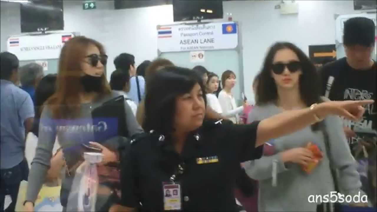 [150320] Sistar Back to Korea Suvarnabhumi Airport