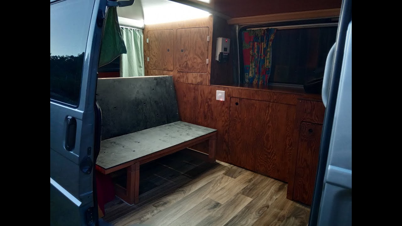 VW T4 úprava na spaní