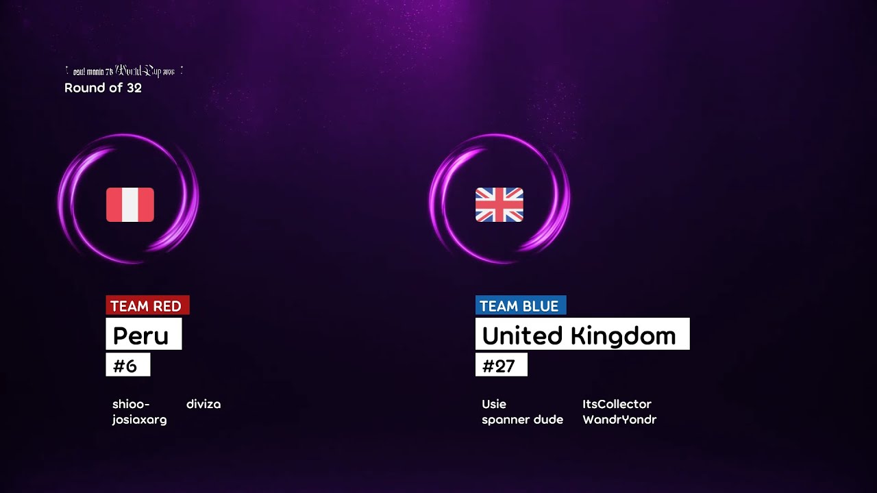 osu!mania 7K World Cup 2026 | Round of 32 | Перу против Великобритании