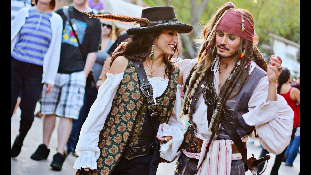 I Took A Stroll With Captain Jack Sparrow & Angelica - Disneyland - 2011