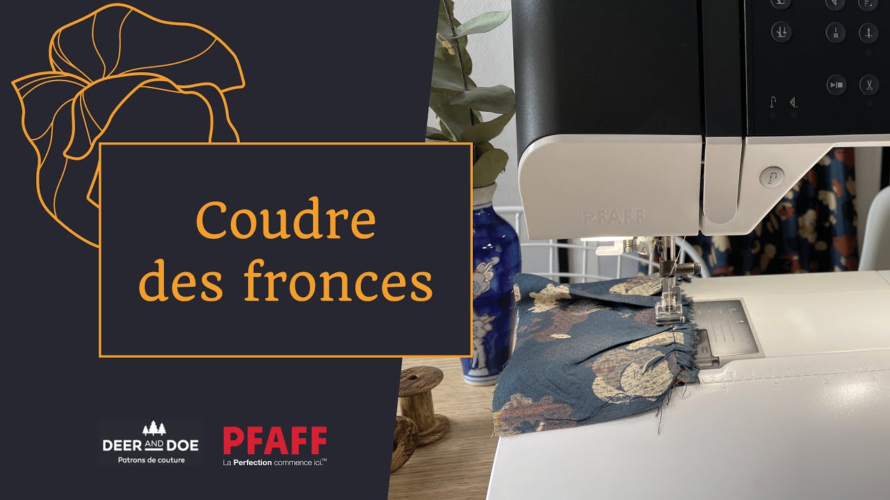 Coudre des fronces : la robe COQUELICOT Deer & Doe