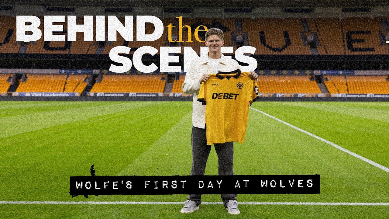David Moller Wolfe’s first day at Wolves! | Behind the scenes