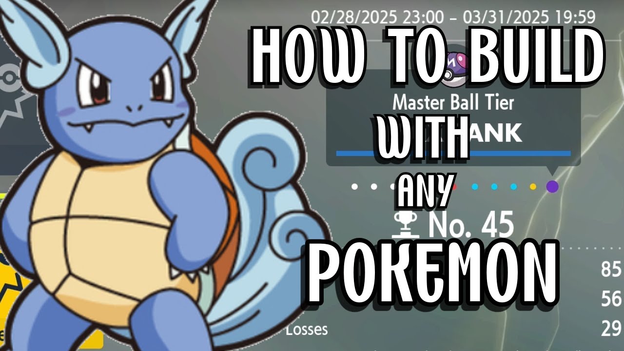 How to build a competitive VGC team with ANY Pokémon: A Wartortle Story.