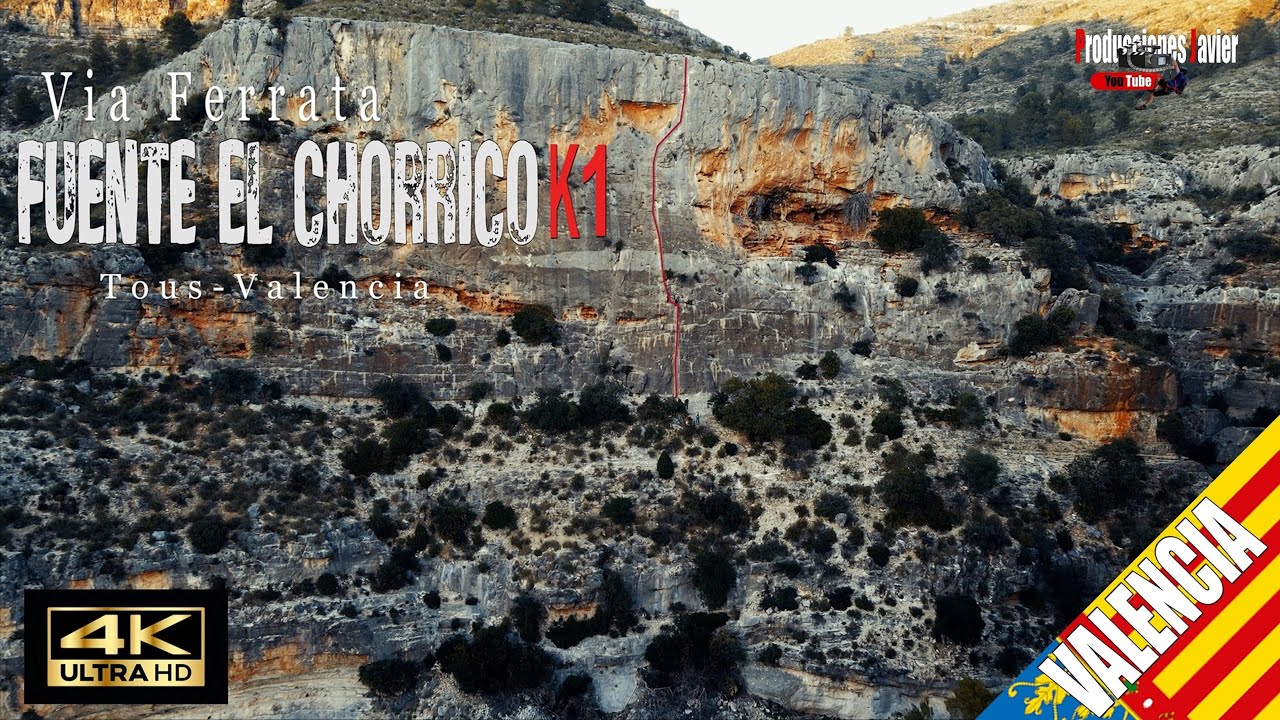 Via Ferrata Fuente el Chorrico K1.Tous.Valencia